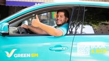 Green SM LA launch with Vinfast VF 8 EV