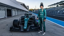 Jessica Hawkins, pilote d'essai de l'Aston Martin F1