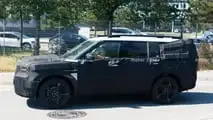 Hyundai Santa Fe (2024) als Erlkönig zeigt Lichtsignatur