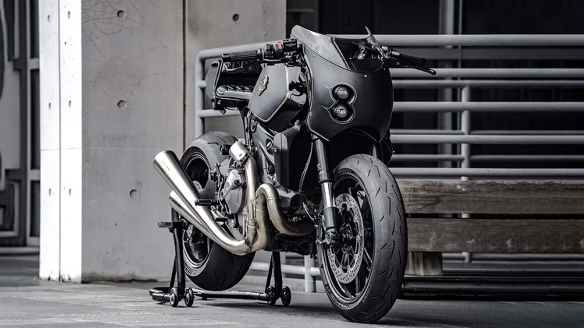 The Bologna Dogfight: A Ducati Monster 821 Café Racer By Rough Crafts