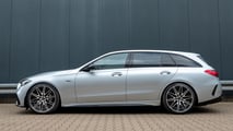 Mercedes-AMG C43 T-Modell mit H&R- Tieferlegungsfedern - Seite