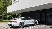 Audi charging hub in Nuremberg, Germany