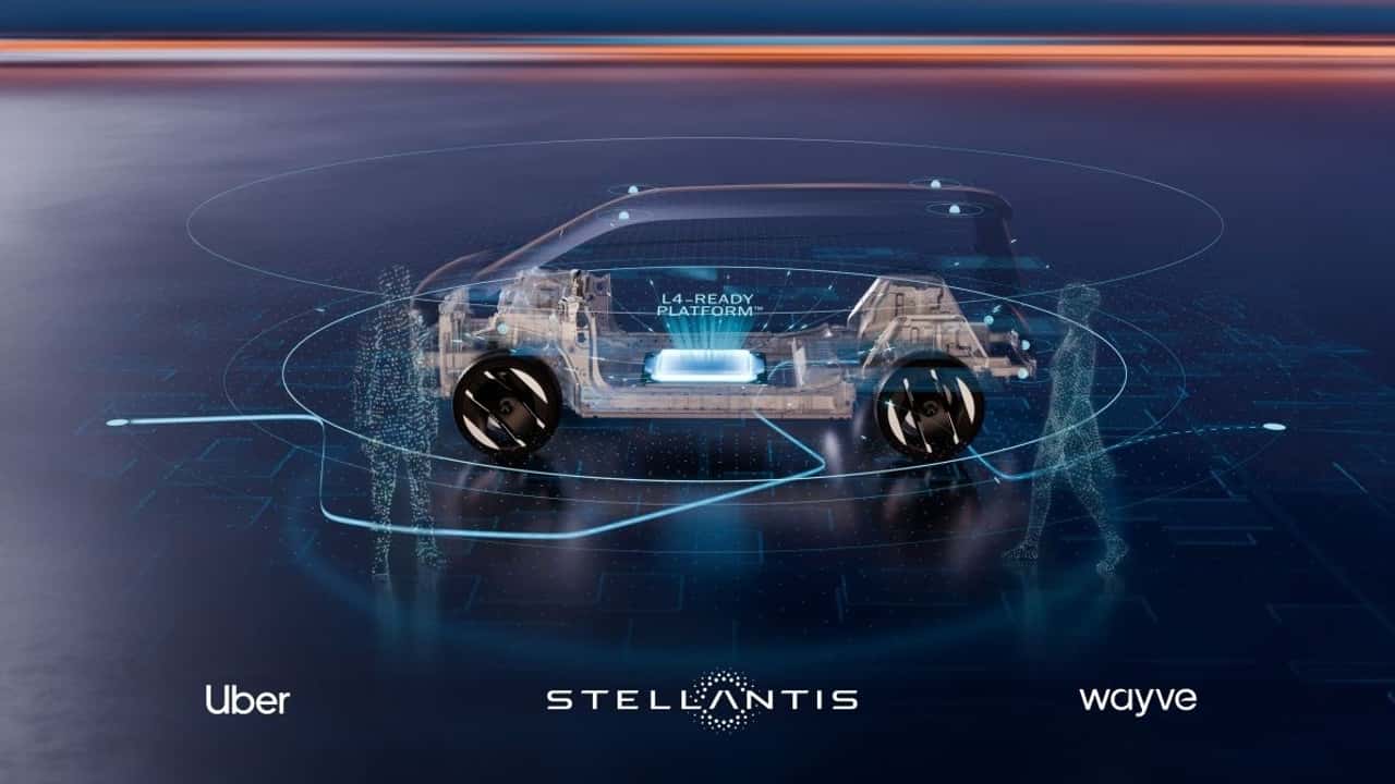 Robotaxi Stellantis-Uber-Wayve
