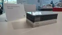 A estrutura da bateria de estado semissólido