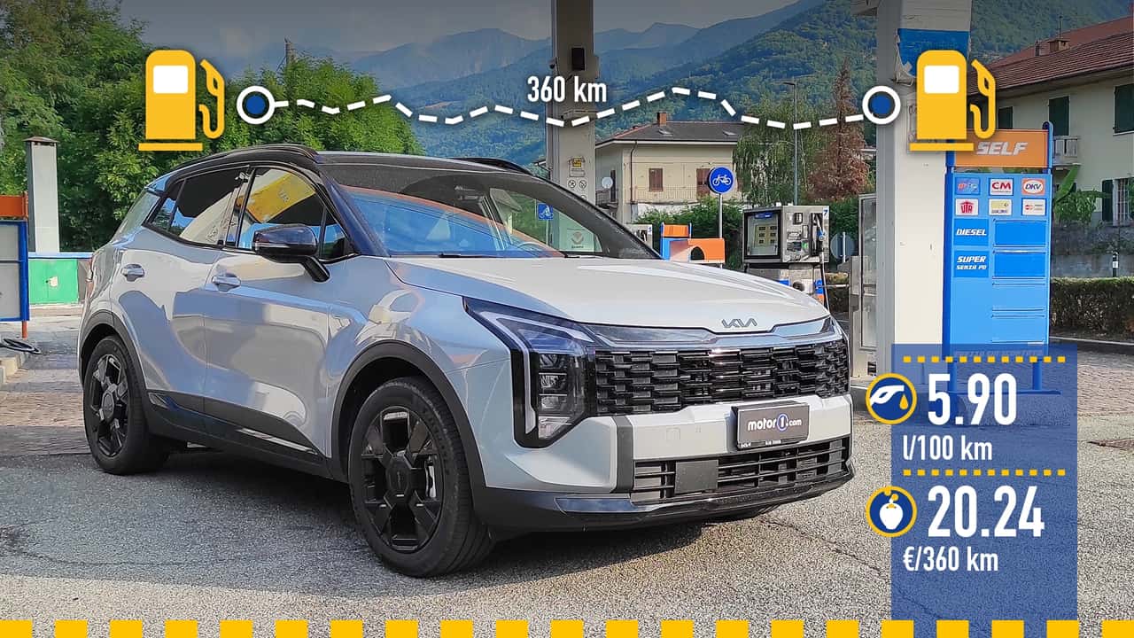 Kia Sportage full hybrid GPL (2026), la prova dei consumi reali