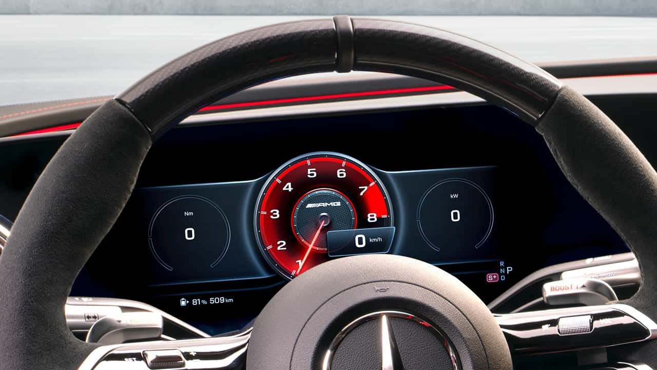 Mercedes-AMG GT 4-Türer (2026): Cockpit-Detail