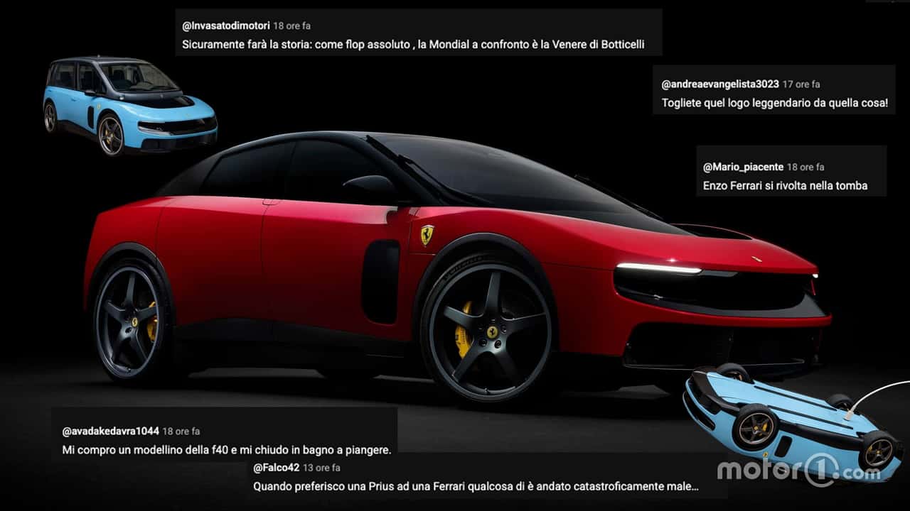 Ferrari Luce reazioni