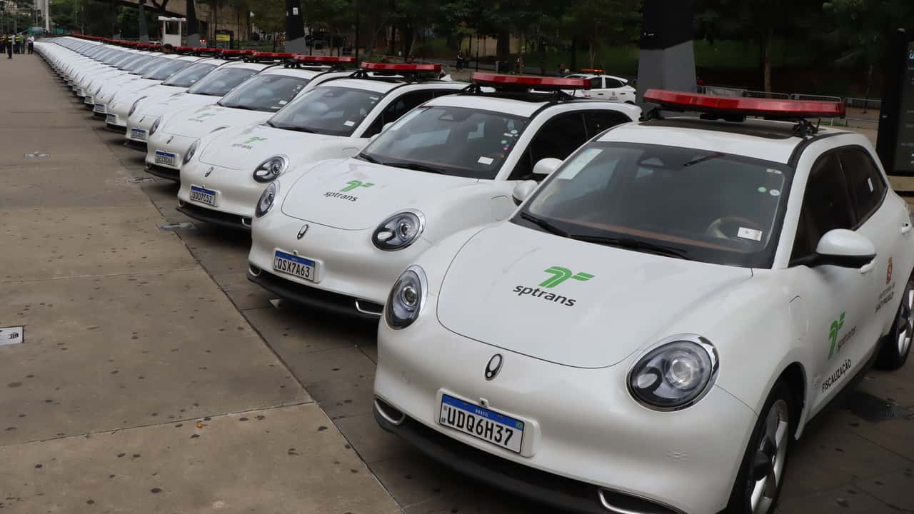 GWM Ora 03 Skin integra frota elétrica da SPTrans em São Paulo