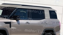 Mitsubishi Pajero (2026) im Rendering von Motor1.com