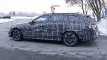 New BMW 5 Series Touring Spy Shots
