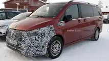Makyajlı Mercedes-Benz EQV Casus Fotoğrafları