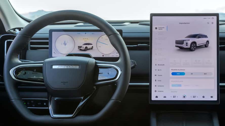 Jaecoo 7, l’intérieur du SUV chinois