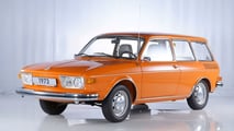 O VW 412 alemão (1972) e a frente que também foi usada nas Variant (desde 1971) e Brasília (1973)