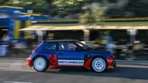 Renault 5 Turbo 3E bei der Rallye Tour de Corse