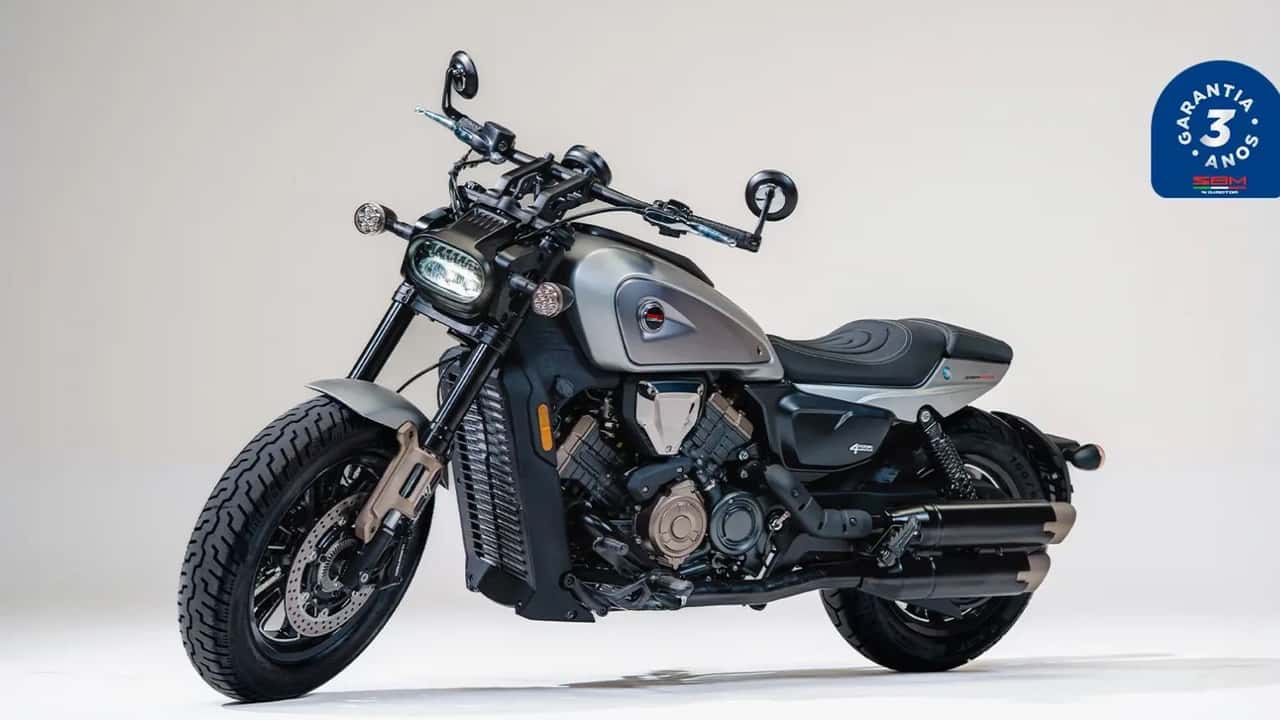 Shineray SBM 600V chega ao Brasil com motor V4 por R$ 51,5 mil