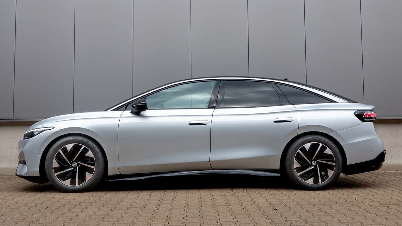 VW ID.7 Pro mit H&R-Tieferlegungsfedern