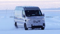 Renault Master Van Front View Spy Photo