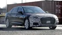 Audi A6 Limousine Facelift (2023) auf neuen Erlkönigfotos