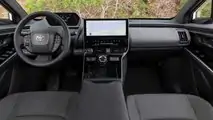 2023 Toyota bZ4X XLE FWD in Wind Chill Pearl paint dashboard