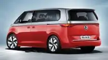 Volkswagen ID. Buzz - kombi elétrica - projeção