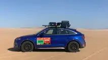 Prueba Audi Q5 Sportback en el Dakar 2022