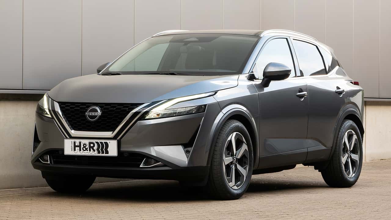 Nissan Qashqai, Typ J12, 1,3l MildHybrid, 2WD - H&R Tieferlegungsfedern 28560-3 - Front