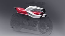 Lo studio di Pininfarina per una moto a benzina con V-Duct