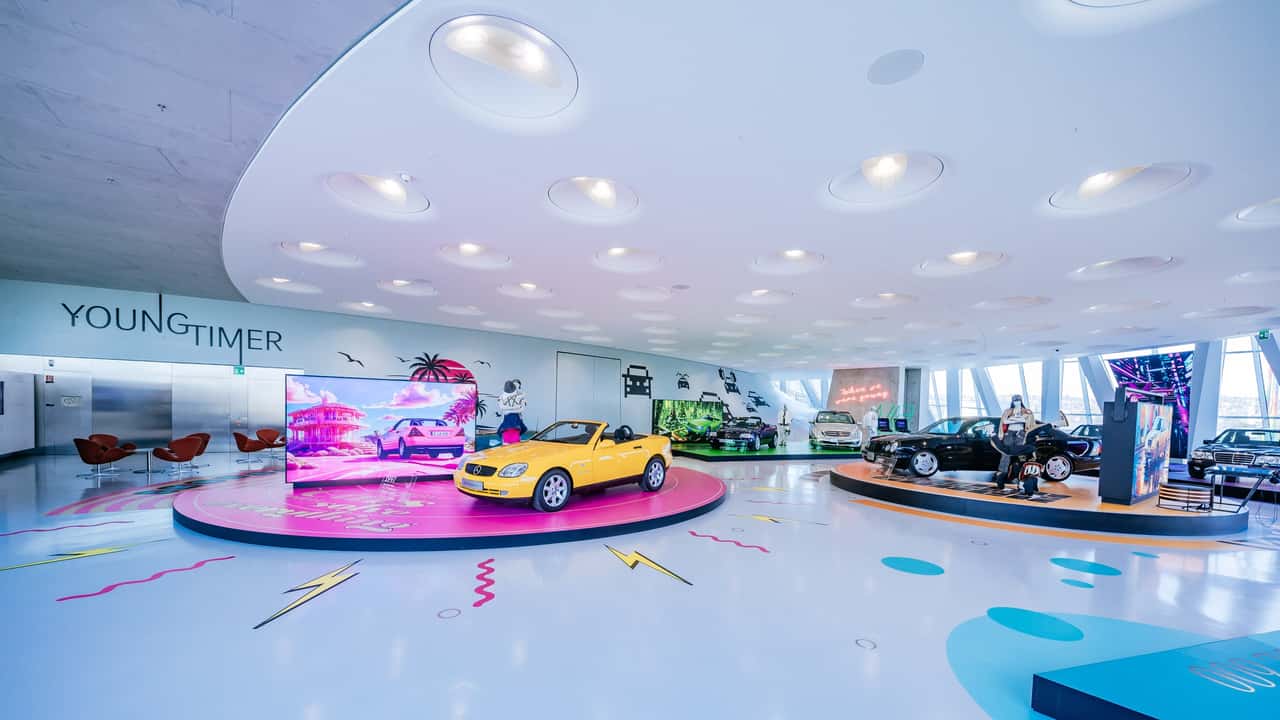 Youngtimer-Ausstellung im Mercedes-Museum (2025)