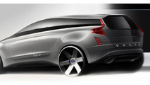 2014 Volvo XC90 sketch - 17.11.2011