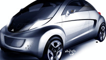 Mitsubishi i MiEV SPORT AIR Concept illustrations