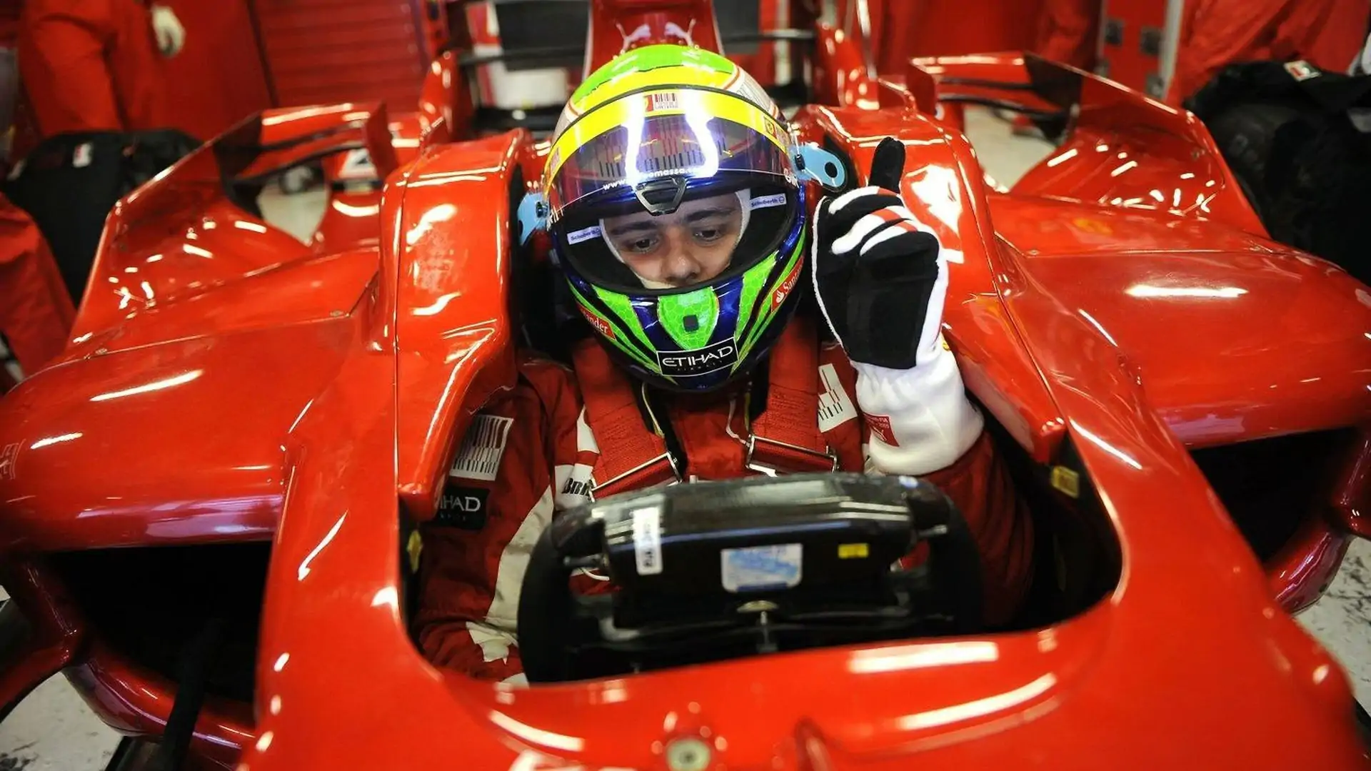 Massa Enjoys Test In 2008 Ferrari