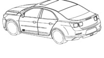 Alleged Chevrolet sedan patent design sketches 12.03.2010
