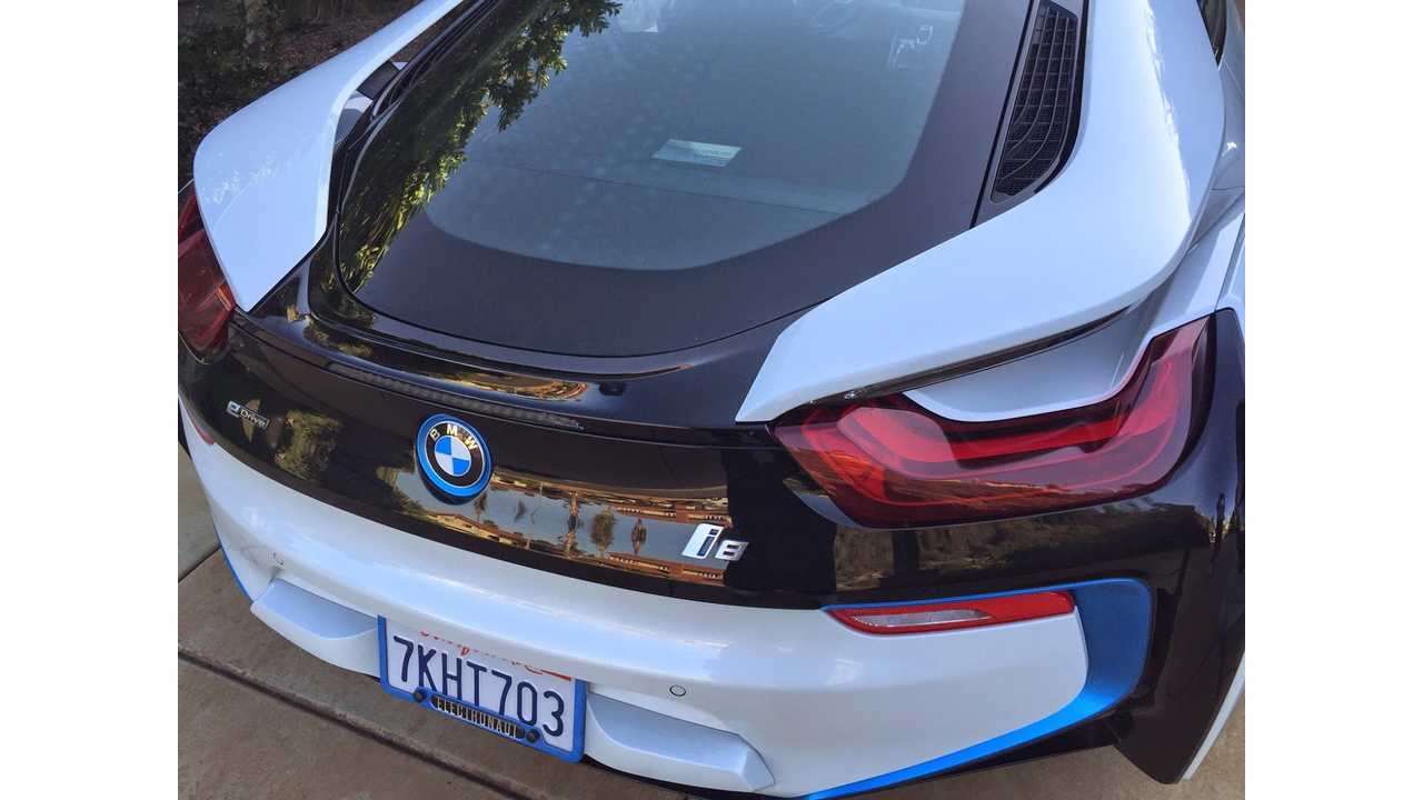 It's like a jewel case for the Electronaut badge that you can see when walking around the car.