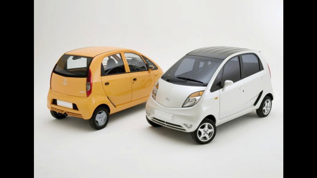 Tata Nano 2012 apresenta novidades e está mais econômico
