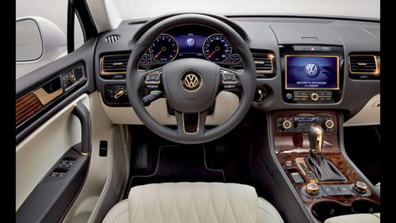 VW Touareg Gold Edition traz ouro 24 quilates por todos os lados