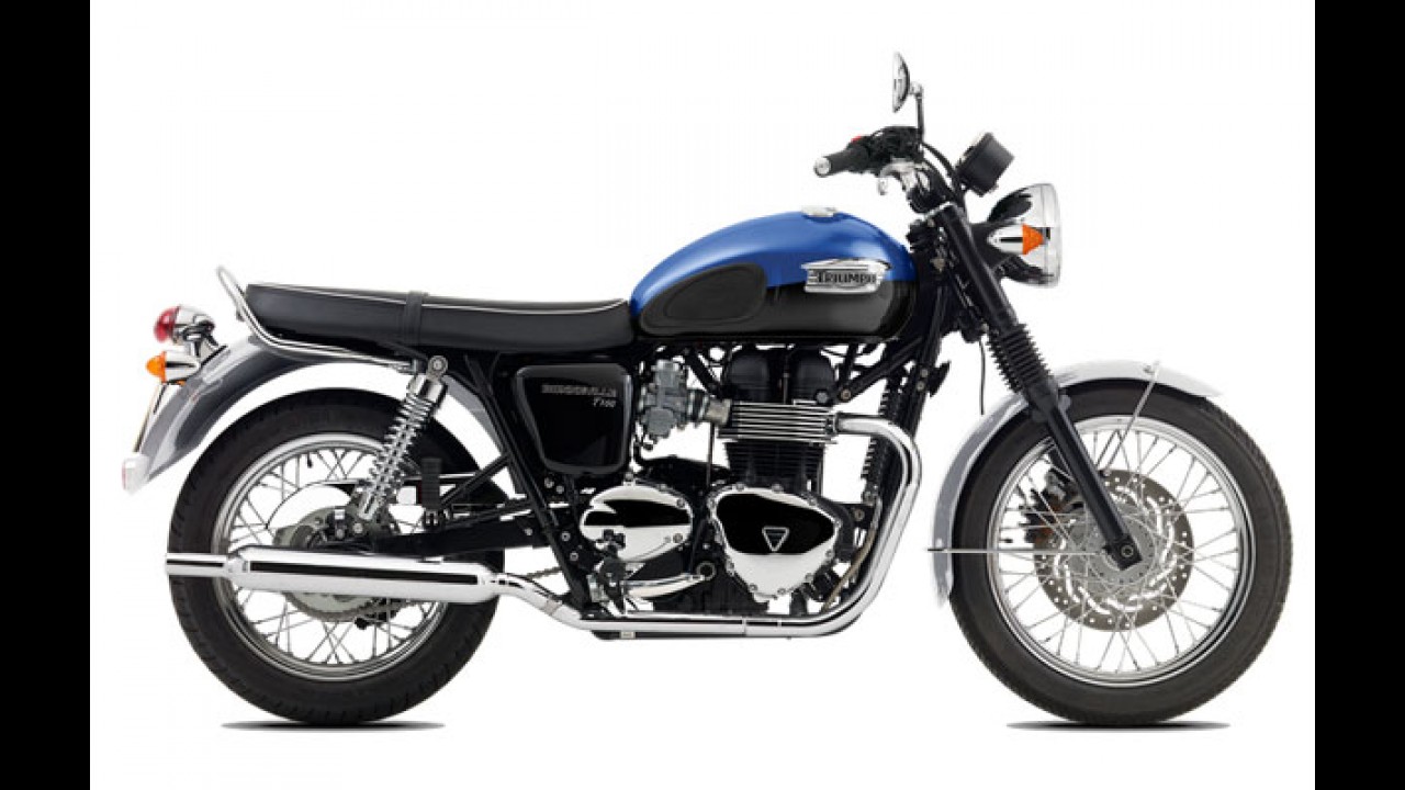 Triumph Bonneville T100 2015 ganha novas cores