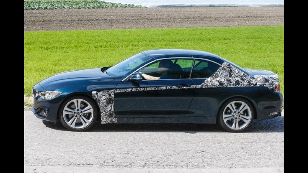 BMW Série 4 conversível é fotografado praticamente sem disfarce