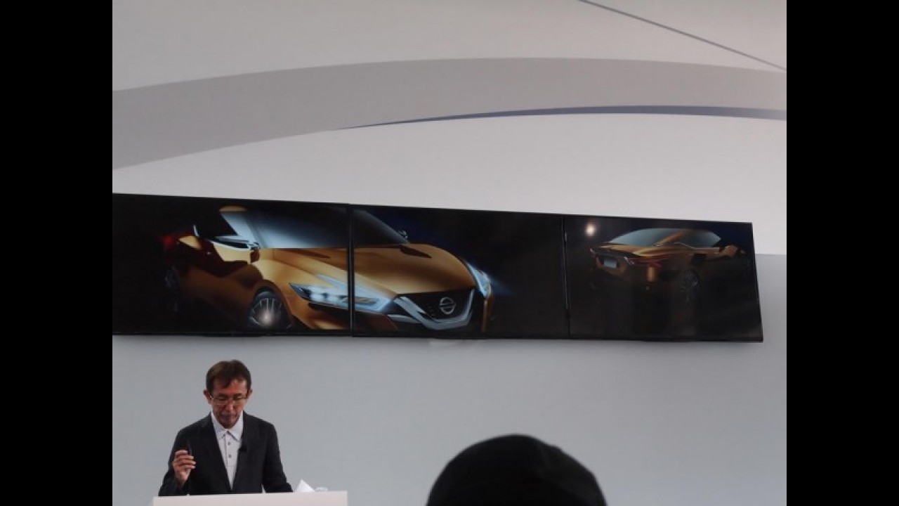 Nissan divulga teaser do Sport Sedan Concept, que estará em Detroit