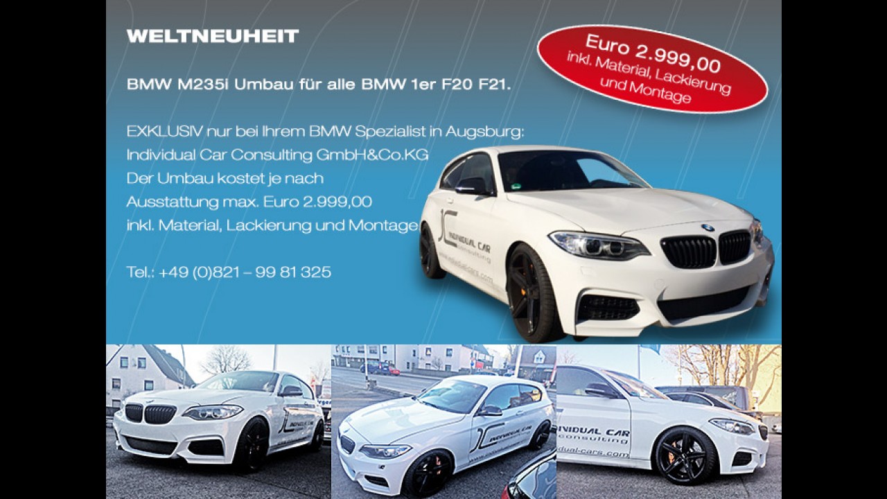 BMW Série 1 com frente de Série 2? Empresa alemã realiza seu desejo!