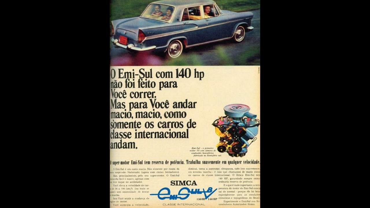 Carros para sempre: Simca Chambord, um francês de luxo no Brasil