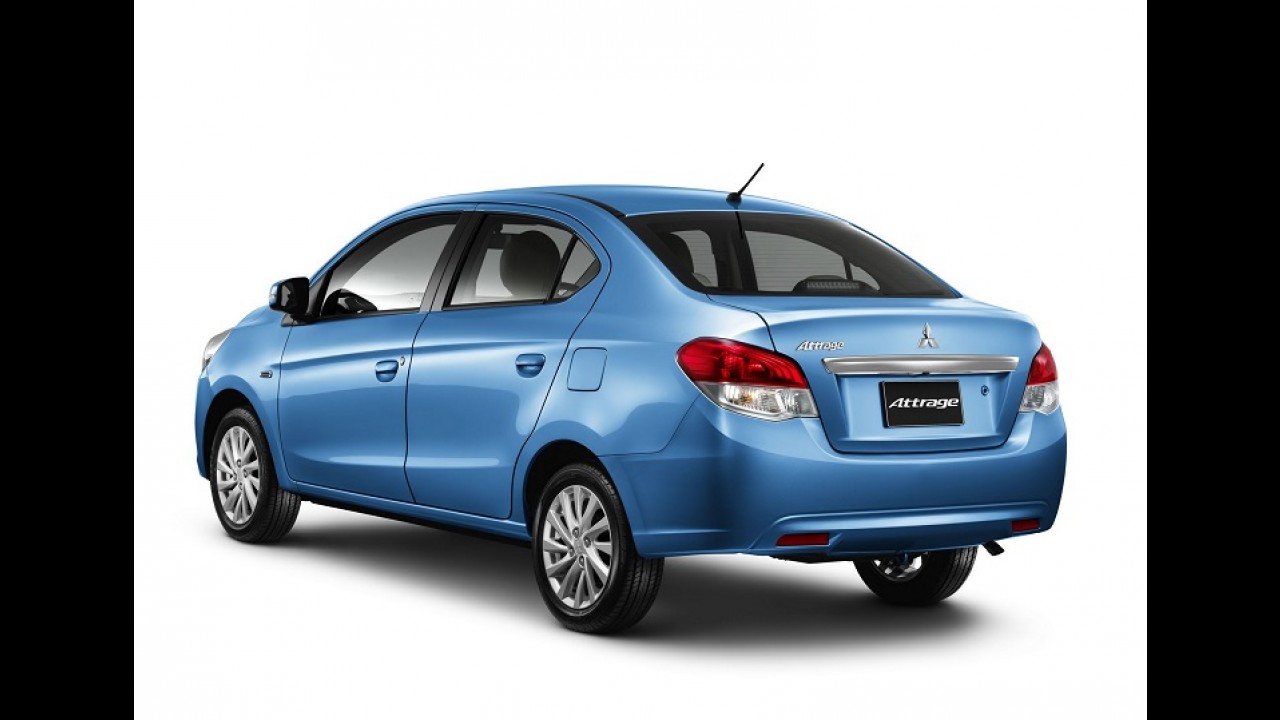 Mitsubishi Attrage será vendido na Ásia sob a bandeira da Fiat-Chrysler