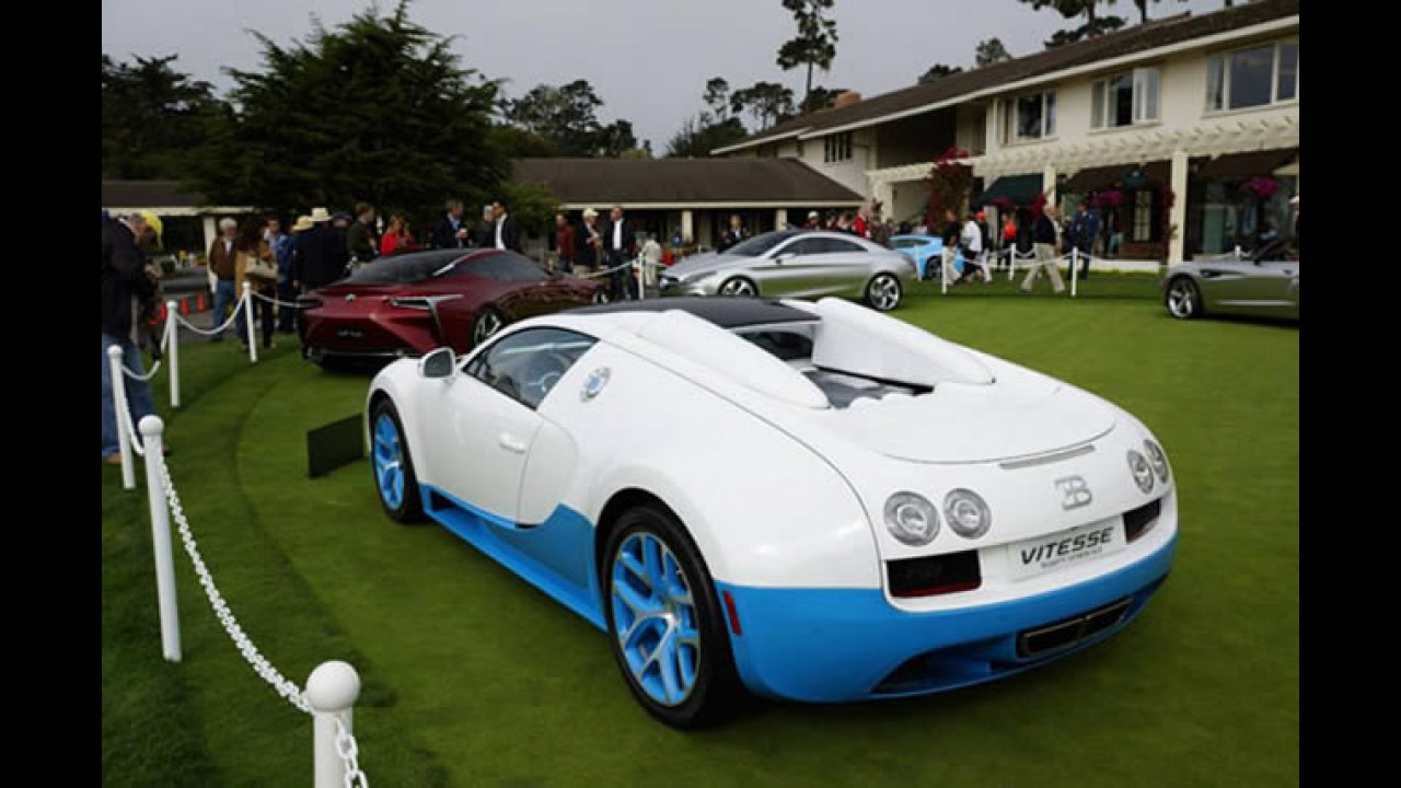 Bugatti mostra Veyron 16.4 Grand Sport Vitesse de 2,5 milhões de dólares em Pebble Beach
