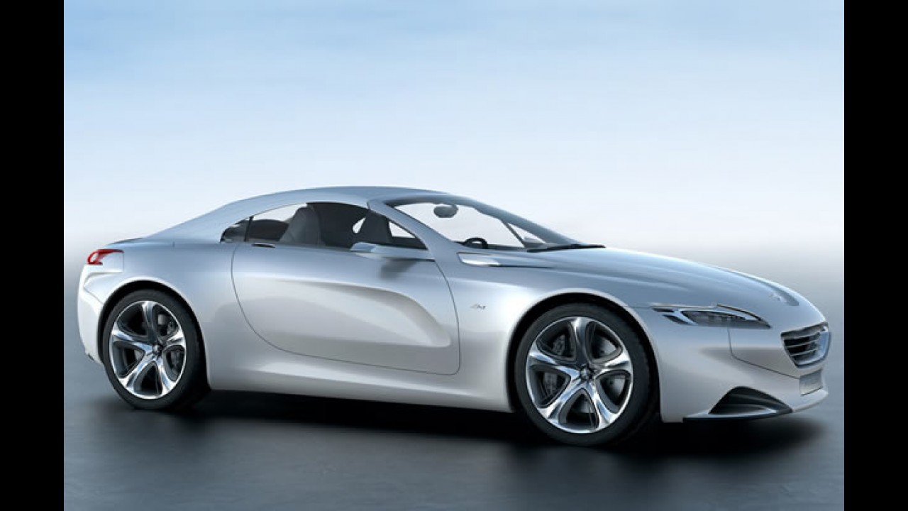 Peugeot divulga a sua nova identidade visual e o novo esportivo híbrido SR1 2010 - Veja fotos
