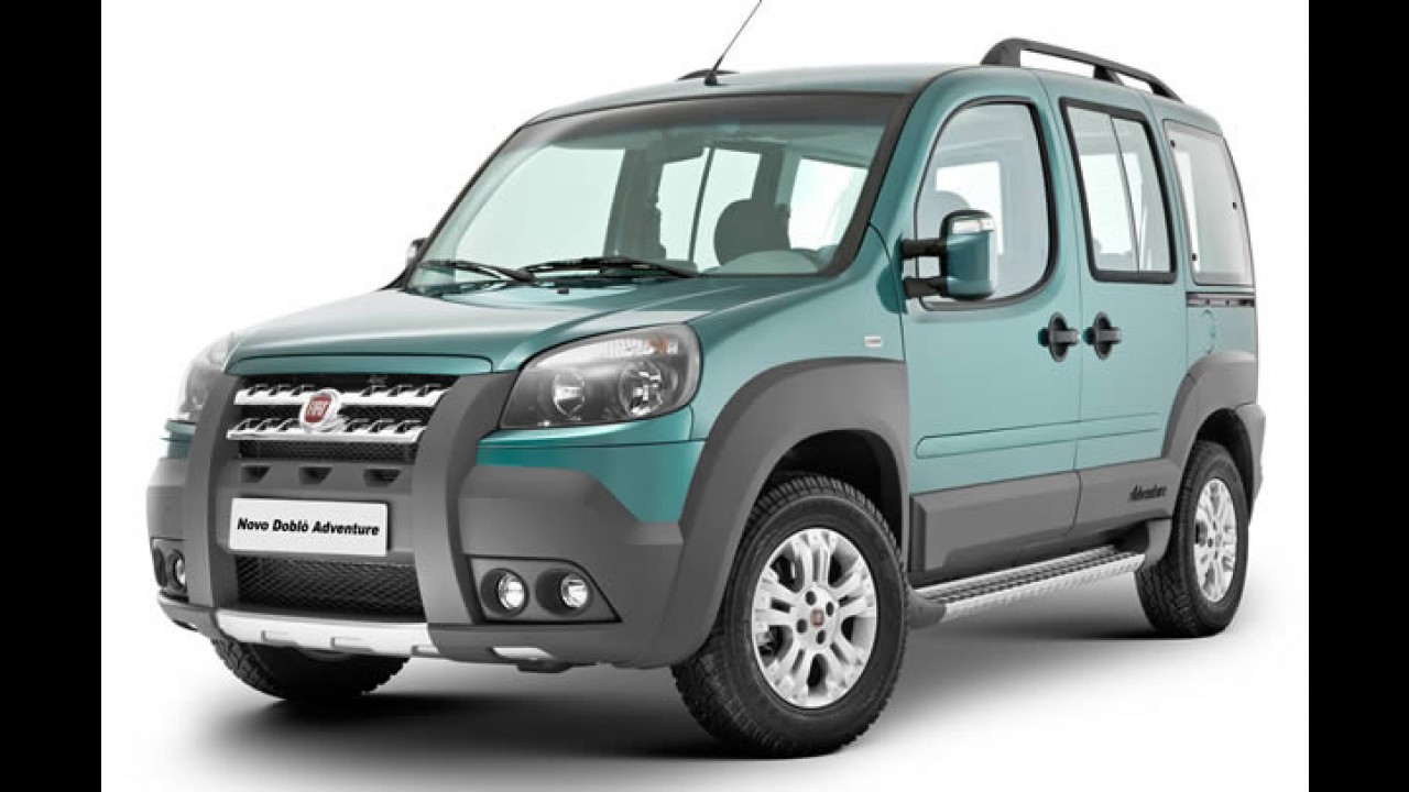 Freios ABS e airbags viram itens de série para as versões Adventure do Palio, Idea e Doblò