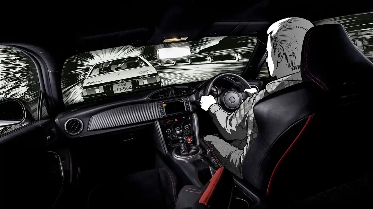 Toyota Gt86 Initial D Concept Pays Homage To Japanese Manga Series Toyota Gt86 Initial D Concept Pays Homage To Japanese Manga Series
