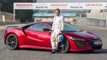 2017 Acura NSX with Fernando Alonso
