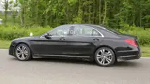 Mercedes S Class facelift spy photo