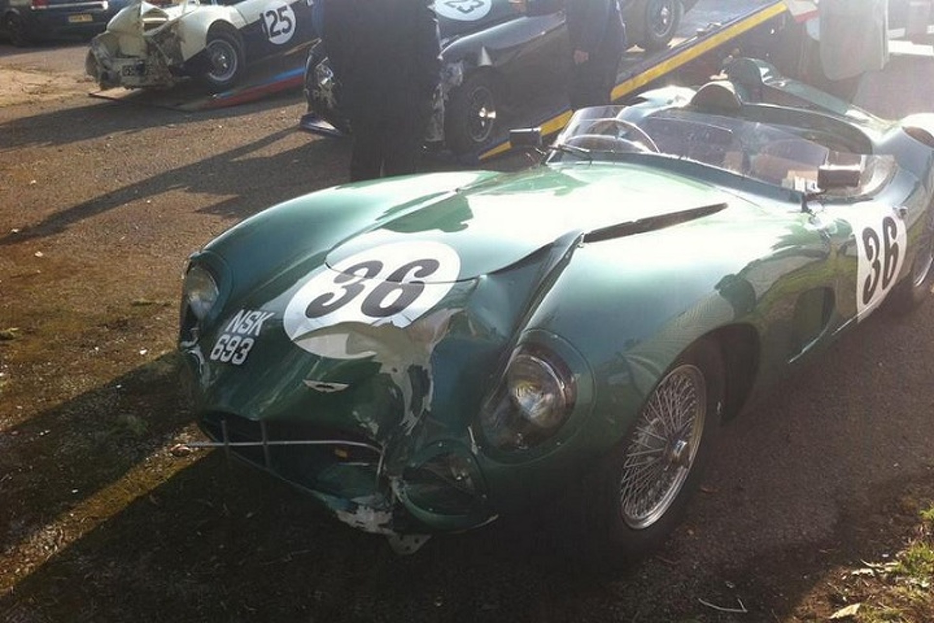$30 Million Aston Martin DBR1 Wrecked While Racing