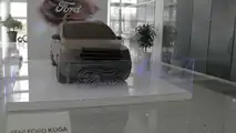 Ford Kuga çikolata heykeli
