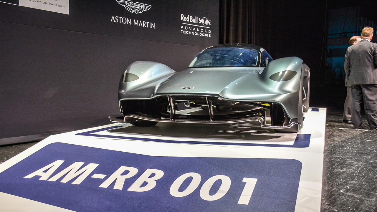 aston martin am rb 001 hybrid hits auto show circuit in toronto